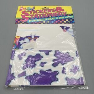Vintage‎ Lisa Frank Cows in Paradise Stickers Stationery 9 Postalettes Unopened